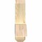 Ekena Millwork Eugene Rough Sawn Timber Gable Bracket, Douglas Fir, 36"W x 13"H x 4"D x 4"F, 9/12 Pitch GBW036X13X0404EUG00RDF - alternate 4